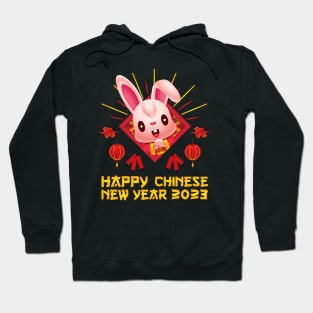 Good Luck Zodiac Happy Chinese New Year of the Rabbit Hoodie